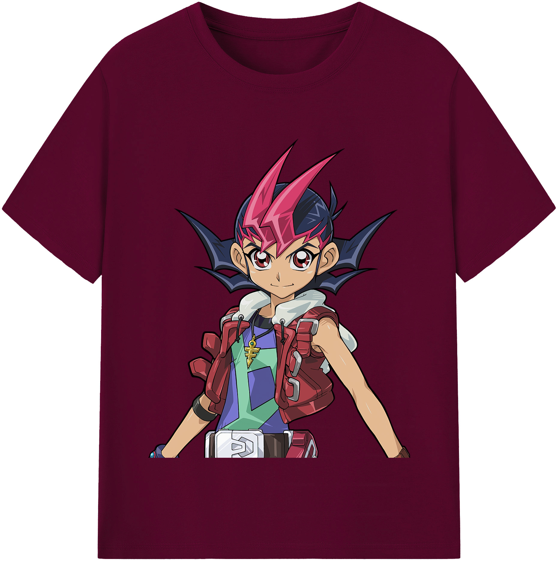 （画像用） 遊☆戯☆王 Yu-Gi-Oh! レディースカジュアルプリントTシャツ（綿100％）